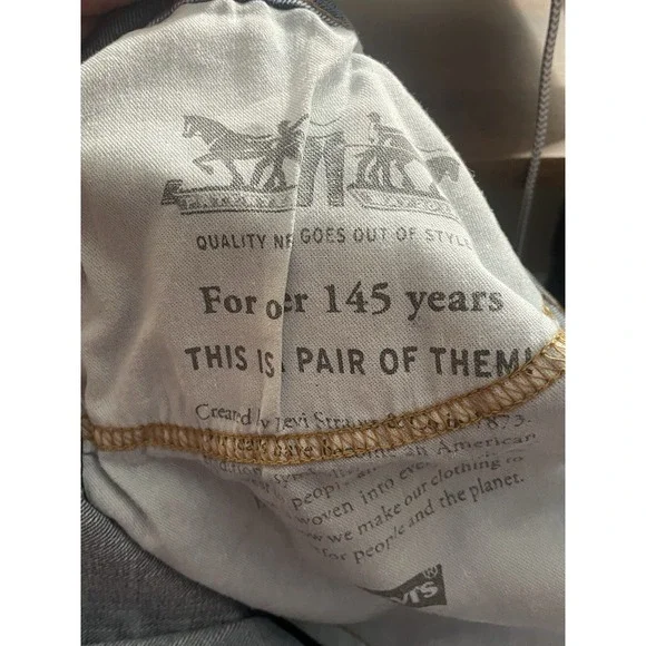 Levi's 505 Jeans 36 x‎ 30 Stonewash Straight Blue Red Tab Denim - Picture 4 of 6